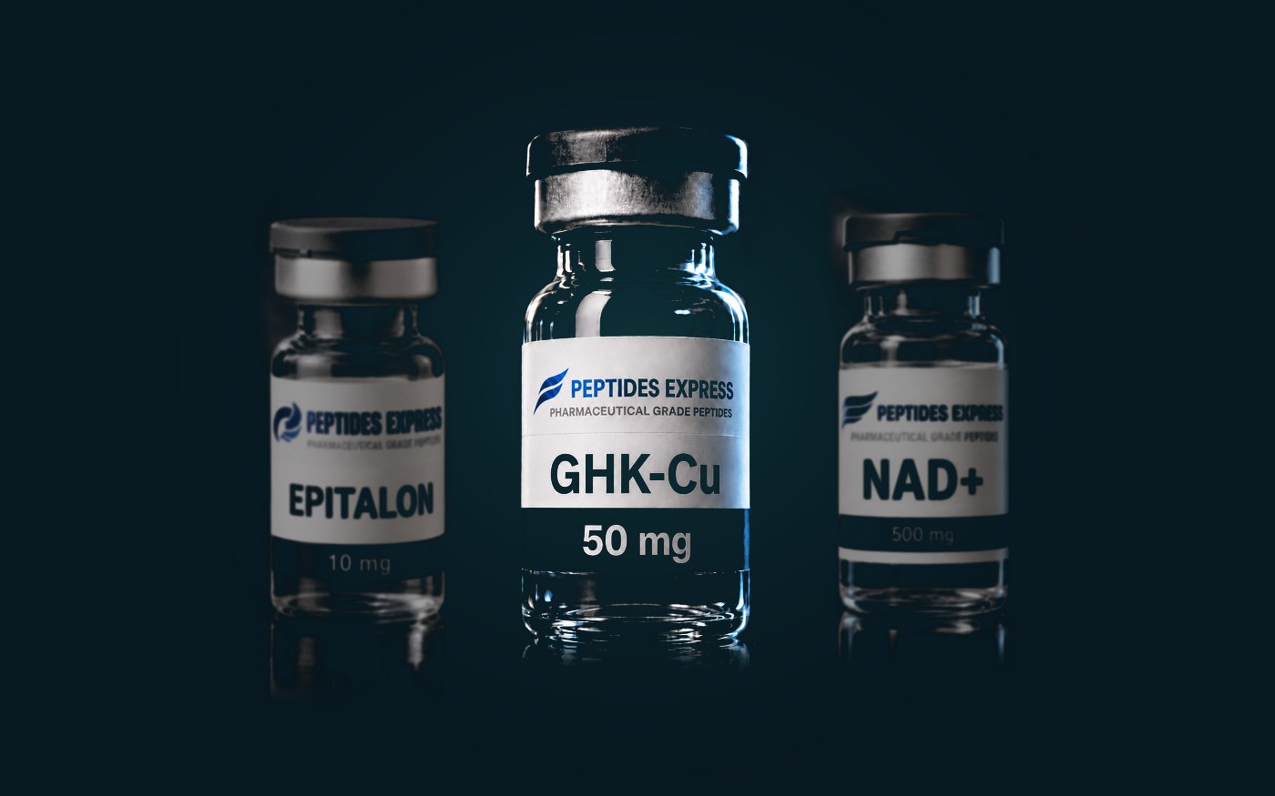 Peptides Express Anti-Aging & Longevity Stack vial
