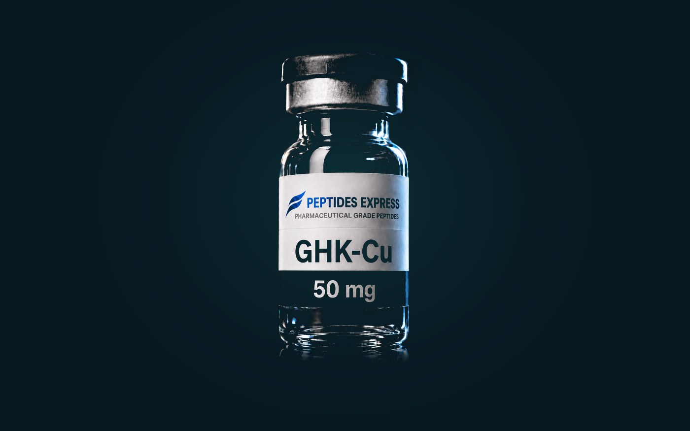 Peptides Express GHK-Cu (Copper Peptide) vial