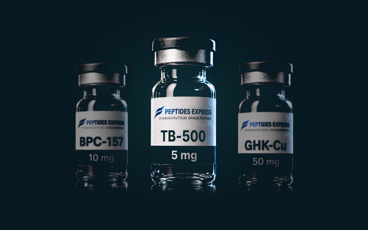Peptides Express GLOW Stack vial